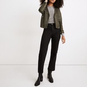 Madewell Slim Wide-Leg Jeans in Black- Size 28